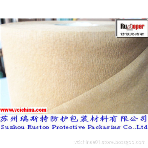 VCI rust protective crepe paper for water-sealing